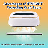 HTVRONT Heat Press Mat for Cricut: Heat Press Pad 8"x10" for Craft Vinyl Ironing Insulation Transfer, Double Sides Applicable Heat Mat for Heat Press HTVRONT