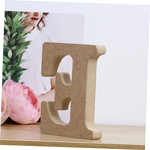 VOSAREA Unfinished Wall Rustic Digital Sign Wooden Block Word Signs Decked Wooden Words Sign Wooden Words Wall Decor Alphabet Chart Decore The Sign VOSAREA