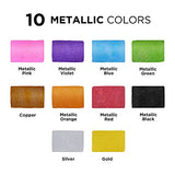 Chalkola Vintage & Metallic Bundle - 10 Metallic and 10 Vintage Markers Chalkola