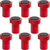 8-Pack 3/4 Inch (19mm) Aluminum Bench Dogs - Non-Slip Woodworking Bench Clamp Accessories for Dog Hole Clamping(Red) ViewReal
