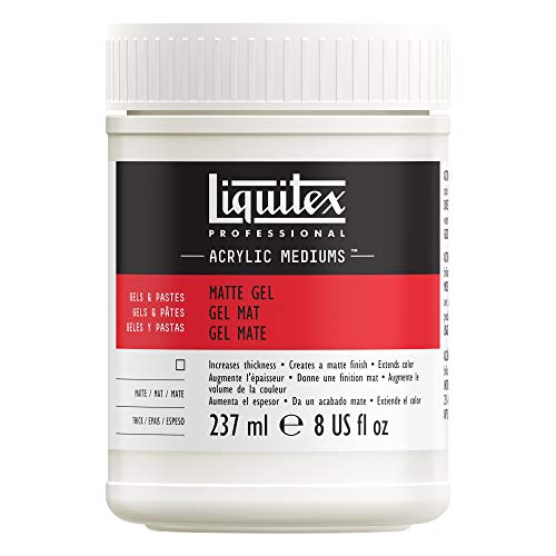 Liquitex Professional Matte Gel Medium, 237ml (8-oz) - WoodArtSupply