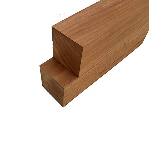 Walnut Lumber Turning Blank Squares - 3" x 3" (2 Pcs) (3" x 3" x 12")