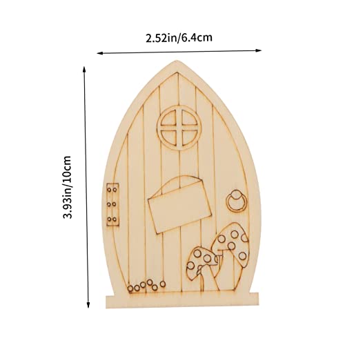 COHEALI 48pcs Mini Fairy Door Fairy Door and Tree Door Fairy Door Miniature Kids Outdoor Playsets Houses DIY Miniature Gate Outside Kids Toys - WoodArtSupply