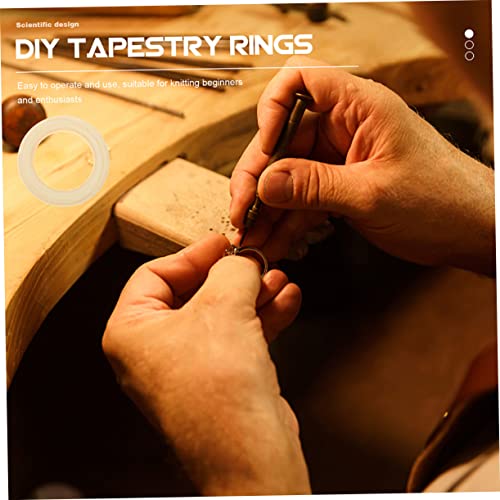 MAGICLULU 25pcs Handmade Wooden Ring Craft Rings Blank Wooden Circles DIY Wooden Rings Wooden Ring Crafts DIY Wood Craft Pendant Wooden Crafts MAGICLULU