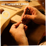 MAGICLULU 25pcs Handmade Wooden Ring Craft Rings Blank Wooden Circles DIY Wooden Rings Wooden Ring Crafts DIY Wood Craft Pendant Wooden Crafts MAGICLULU