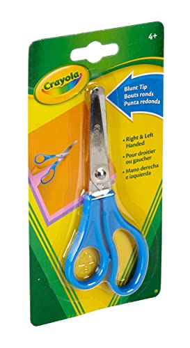 Crayola Scissors (Single Pack), 7" Blunt Tip Scissors For Kids, Back To School Supplies, Kids Arts & Crafts, Colors May Vary Crayola