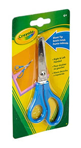 Crayola Scissors (Single Pack), 7" Blunt Tip Scissors For Kids, Back To School Supplies, Kids Arts & Crafts, Colors May Vary Crayola