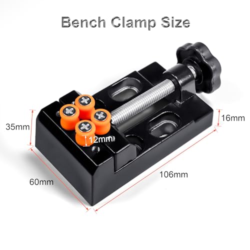 BERXOL Mini Drill Press, Benchtop Drill Press, Portable Electric Drilling Machine, CNC 795 Motor, B10 Chuck, Drill Bit and Clamp for Metal Wooden - WoodArtSupply