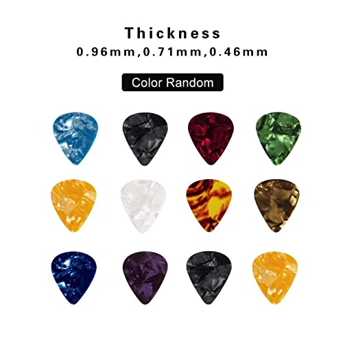 48 PCS Guitar Accessories Kit, Acoustic Guitar Changing Tool, Including Acoustic Guitar Strings, Guitar Picks, Capo, String Winder, Bridge Pins, Pin hanbangabc