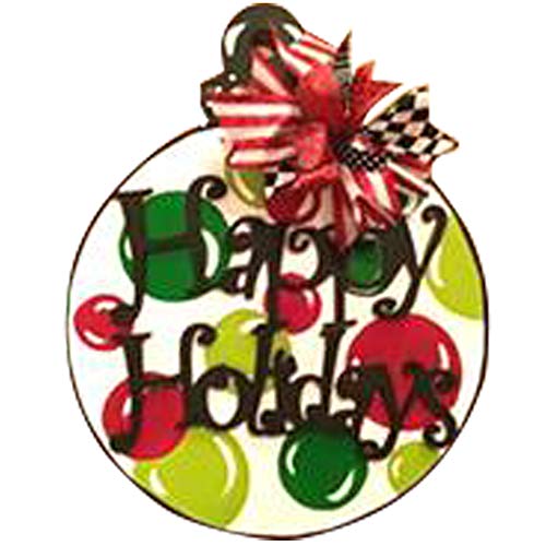 Ornament Cutout Unfinished Wood Christmas Door Hanger Holiday Decorations Winter Decor MDF Shape Canvas Style 2 Diverse Woodworking