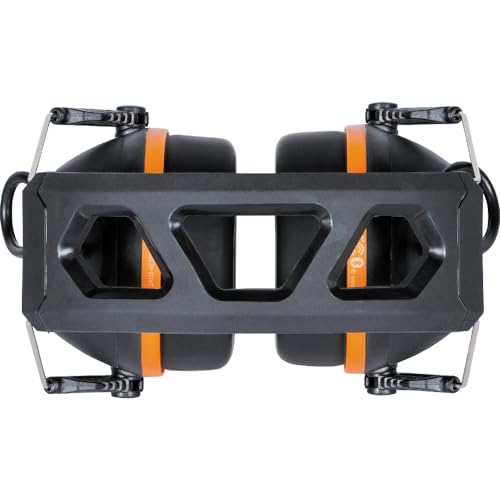 Klein Tools AESEM1 Hearing Protection Safety Earmuffs with Bluetooth Technology, NRR 20dB, 70-Hour Runtime Klein Tools