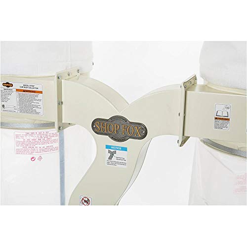 SHOP FOX W1687 3-Horsepower 2,800 CFM Dust Collector Shop Fox