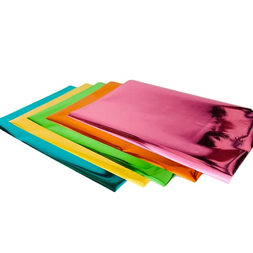 50pcs Foil Transfer Sheet for Cricut Maker 3 Joy Explore 3 Air 2 3 105mm*160mm Silhouette Cameo Portrait (No Heating Required) wolovo