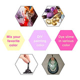 Mica Powder 24 Color 10g Each Pack, Pigment Powder Set for Painting, Nail Polish, Fine Arts, Lip Gloss, Makeup, Bath Bomb, Handmade Soap Making and SEISSO