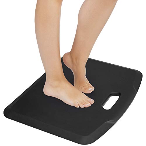 Mount-It! Anti Fatigue Floor Mat | Standing Comfort Mat for Standing Desk, Home, Office, Kitchen, Garage | Anti-Slip Washable Surface| 18"x22" | Mount-It!