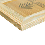 Rustic Wooden Picture Frame 5x7 Inch - Set of 2 - Natural Eco Distressed Wood and Real Glass - Made for Wall Hanging and Table Top Display WOOD SIDE ORBIS