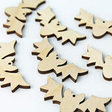 ALL SIZES BULK (12pc to 100pc) Unfinished Wood Wooden Laser Cutout Halloween Bats Dangle Earring Jewelry Blanks Shape Charms Crafts Made in Texas Texan Wood Crafts