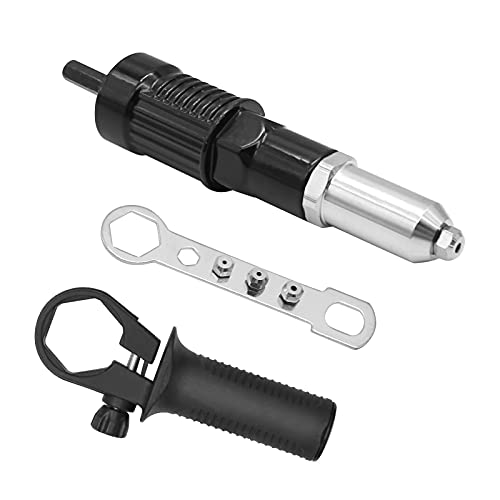 Vkinman Pop Rivet Gun Tool Rivet Drill Attachment Power Drill Tool Kit Cordless Rivet Gun Vkinman
