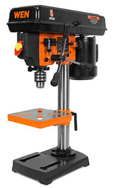 WEN 4206T 2.3-Amp 8-Inch 5-Speed Cast Iron Benchtop Drill Press,Black,Orange WEN
