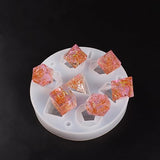 Dice Mold 7 Cavities Dice Mold Dice Resin Casting Mold Resin Making Molds Silicone Mold for Candle Home Decorate Mold Candle Making Mold 3D Animal ESEDAGE