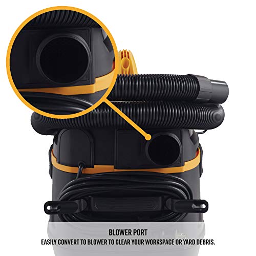 Vacmaster Professional - Professional Wet/Dry , 5 Gallon, Beast Series, 5.5 HP 1-7/8" Hose Jobsite Vac (VFB511B0201), Black Vacmaster