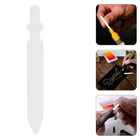 Paint Pen Nibs 20pcs Marker Pen Tips 0.7mm Replacement Pen Nibs for Paint Markers Painting Pens 0.7mm Pen Nibs Tofficu