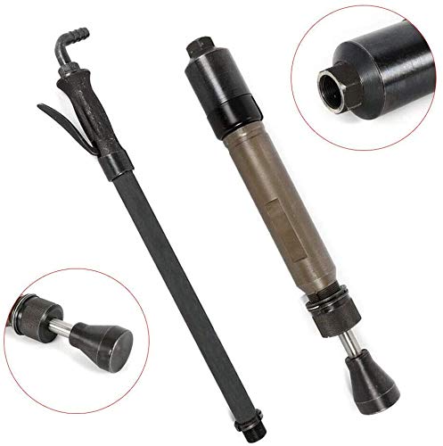 CNCEST D9 Pneumatic Tamping Machine Earth Sledgehammer Pneumatic Sand Rammer Air Tamper Splitter Hammer Sander Large Casting Tools 1180mm 110V CNCEST