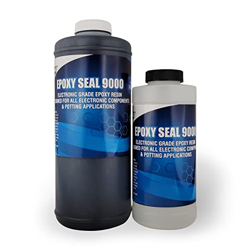 Epoxyseal 9000 Electronic Grade Potting Epoxy, Epoxy Resin PCB Coating, Electronic Potting Epoxy, Casting Epoxy - 48oz KIT. Clearcast 7000