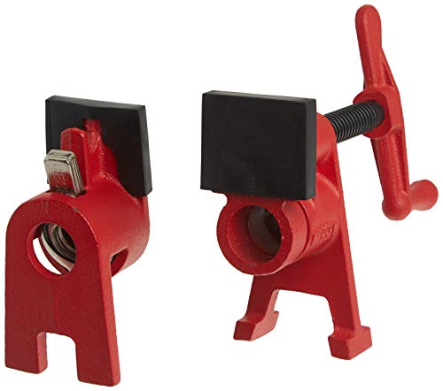 BESSEY BPC-H12, 1/2 In. H Style Pipe Clamps - Incredibly Versatile, Easy To Assemble, Indespensable Workshop Clamp For Woodworking, Carpentry, Home Bessey
