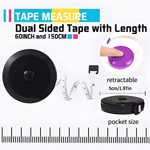 3 Pack Tape Measure Measuring Tape for Body Fabric Sewing Tailor Cloth  Knitting