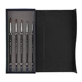 Rhapsody Kolinsky Watercolor Brush Set of 5, Various Watercolor Brush Sizes Creative Mark