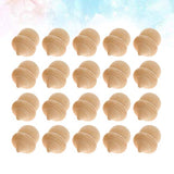 Healifty Unfinished Wood Acorn DIY Natural Wooden Acorn for Arts and Crafts for Children Kid Graffiti Rustic Wedding Party Decorations 30pcs Healifty