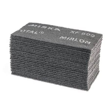 Mirka Mirlon Total Scuff Handsanding Pad Non-Woven/Extra Fine Grit 800/25 Pieces / 4.5" x 9" / ‎18-118-446 Mirka