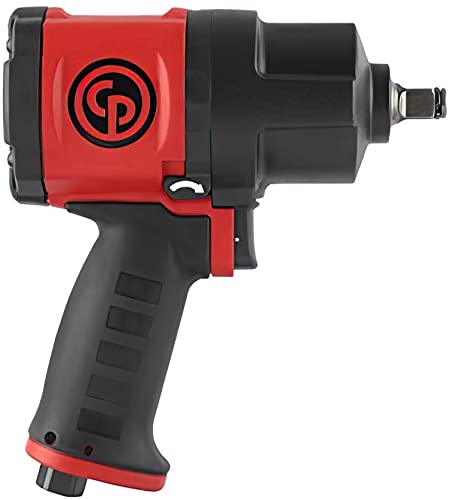 Chicago Pneumatic CP7748 1/2 Inch Air Impact Wrench, Red, Metal - WoodArtSupply