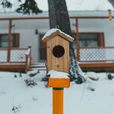 Hummingbird House for Outside Hanging Small Bird Nesting Box - Wood Nest for Robin, Hummingbird, Parakeet, Bluebird - Perch House for Outdoors NATUREYLWL