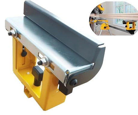 deawater 1pcs DW7232 3-7/8"-6" Adjustable Miter Saw Stand Material Support Stop Wide Bench Auxiliary Support for DeWalt DE7024-XJ deawater