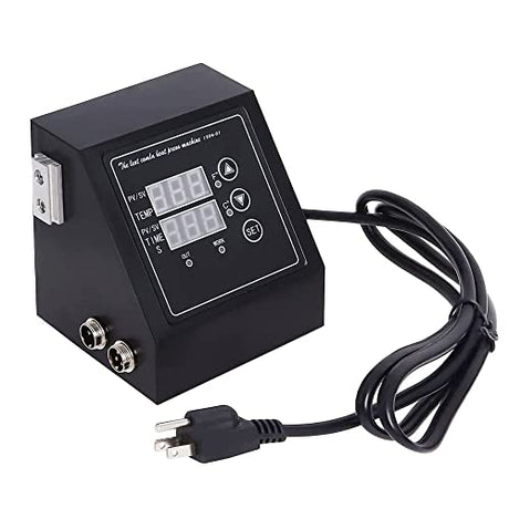 FelRelWel Heat Press Control Box,Replacement Parts for 15x15 K Type Heat Press,Thermal Transfer Temperature Time Dual Display Controller Machine,Heat FelRelWel