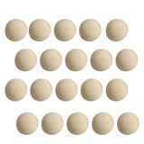 MAGICLULU 200pcs Unfinished Wooden Half Balls Blank Split Wooden Balls Natural Wooden Half Round Ball for DIY Crafts Home Party Decoration (15mm) MAGICLULU