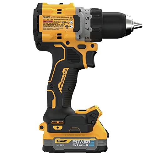 DEWALT 20V MAX XR Cordless Drill Kit, Drill and Driver, 1/2", Batteries, Charger, and Bag Included(DCD800E2) DEWALT