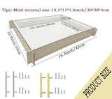 Silicone Cutting Board Molds 16 x12 inch, Table Mold, Large Resin Silicone Mold for Tray, Charcuterie Board, Tabletop ZYBINIUB