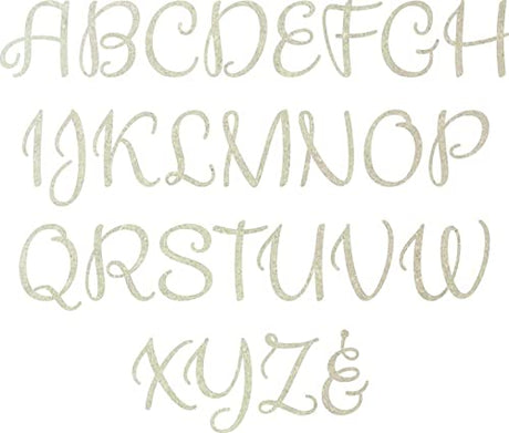 5'' Tall Wooden Script Letter S Unfinished, Paintable Kids Cursive Alphabet Monograming, Love is in The Air Font, DIY NEXTCraft