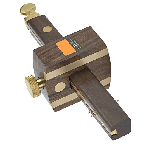 Mortise Gauge Woodworking Marking Gauge 8 inch Sliding Mark Scraper Marker Measuring Tool Adjustable Head Meter Carpentry Carpenter Accessories - WoodArtSupply