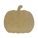 Pumpkin Unfinished Cutout, Fall Shape, Wooden Shape, Paintable Wooden MDF, Build-A-Cross Build-A-Cross