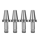 OrangeA 4Pcs CAT40 Tool Holder ER16 Collet Chuck Set length 100mm Chuck Tool Holder Set Mill Holder for CNC Engraving Machine Milling Lathe(4Pcs OrangeA