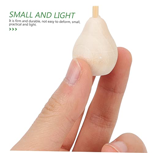 TEHAUX 30Pcs Wooden DIY Unfinished Wood Craft Mushroom Crafts for Kids Wooden Painting Crafts Figure peg Dolls Unfinished Wood Doll Wooden Mushrooms TEHAUX