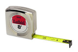 Crescent Lufkin 1/2" x 12' Mezurall® Chrome Case Yellow Clad Power Return Tape Measure - W9212 DayMark