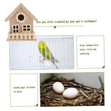 DIY Wood Birdhouse Kit Craft Bird Houses to Paint Wood Bird House for Kids Birdhouse Bulk Mini Birdhouse Small Birdhouse Unfinished Birds Hut Bed BESPORTBLE