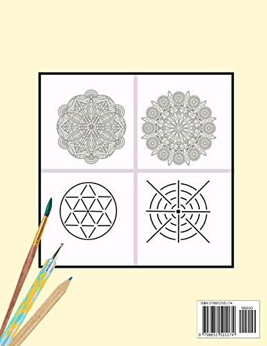 Rock Painting Mandala Exercise Book: The Art of Stone Painting | Rock Painting Books for Adults with different Templates | Mandala rock painting Independently Published