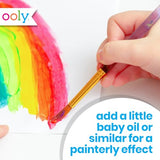 Ooly, Oil Pastel Twisty Stix, No Mess Twist Up Barrel - Set of 12 Ooly