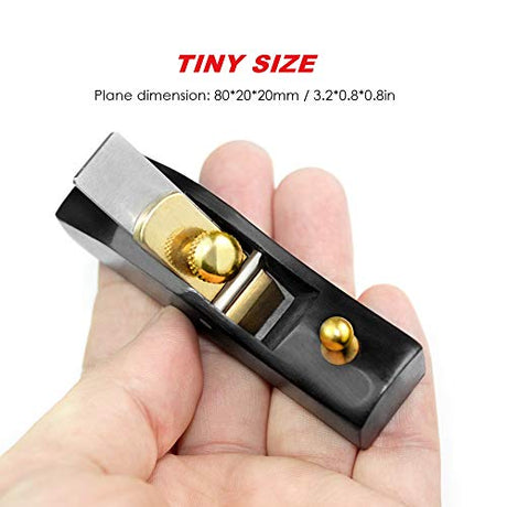 YOGEON Mini Wood Planer,Small Hand planer,Block Hand Plane,Wood plane, Woodcraft Hand Tool, Perfect for Woodworking, Trimming, Wood Planing, Surface YOGEON